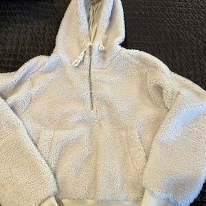 lululemon athletica Cream Sherpa Hoodie